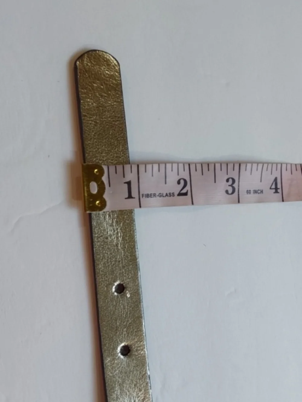 Kate Spade|Gold Metallic/Navy Reversible Women’s Thin Belt Gold Spade Buckle OS